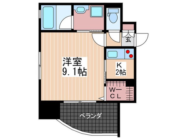 ルービンス宇品海岸の物件間取画像